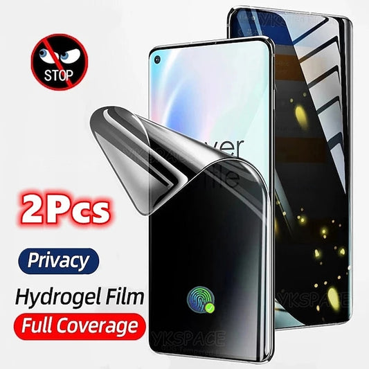 2 pcs Screen Protector For Samsung Galaxy S24 TPU Hydrogel Privacy Anti-Spy Anti Bubbles Anti-Fingerprint Ultra Thin Scratch Proof